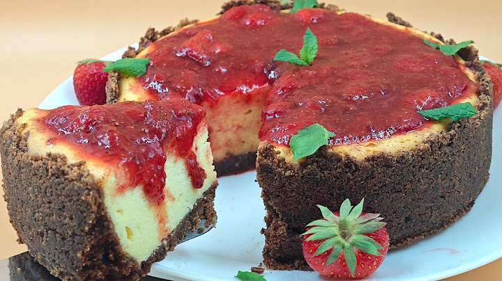 Cheesecake cotta alle fragole 🍓