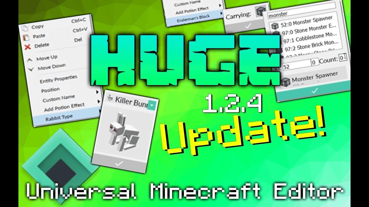 Minecraft Huge Universal Minecraft Editor Update 1 2 4 By Danrobzprobz