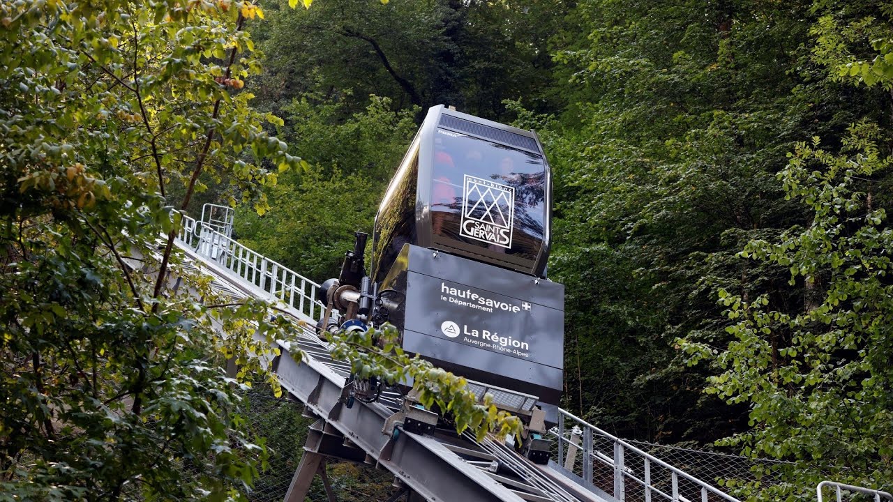 L'ascenseur des Thermes de Saint-Gervais Mont-Blanc