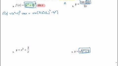 MCV4U - Unit 2 Test #1 Solution