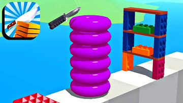 Slice It All New Update 🔪🍊✏️ All Levels Gameplay (iOS,Android)