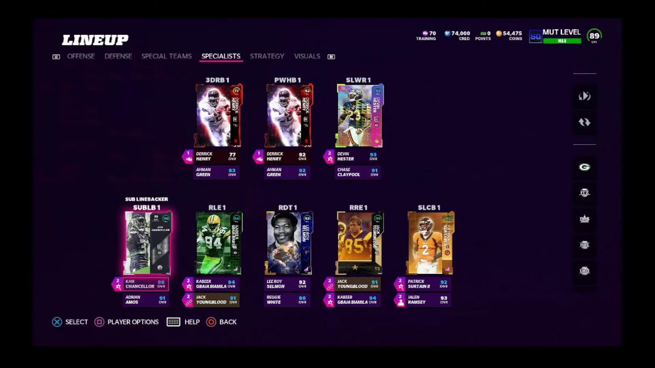 Madden 22, Most feared promo, rerolls + weekend league? (5-4)