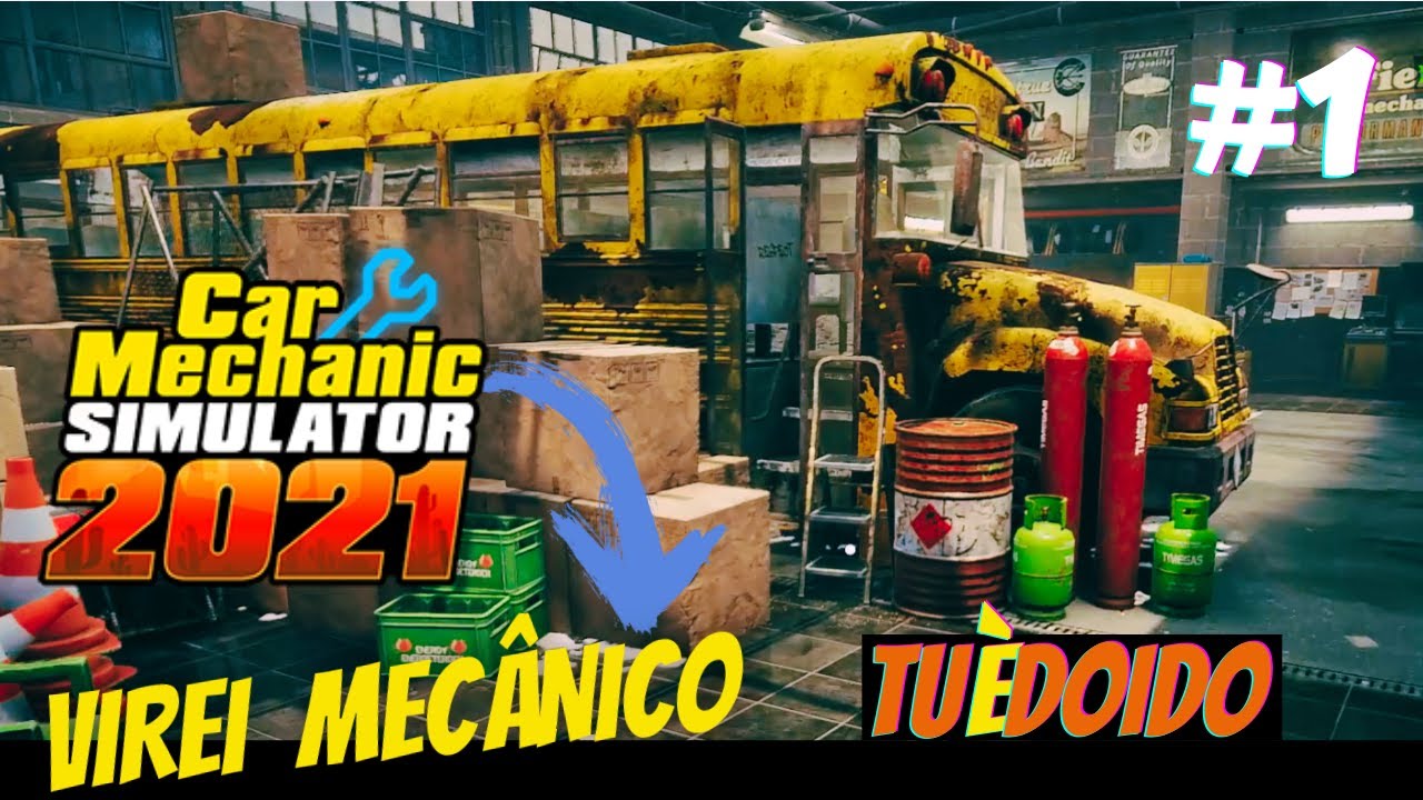Virei Mecânico | Car Mechanic Simulator 2021 | #1 - YouTube