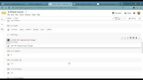 Python Programming Module 4