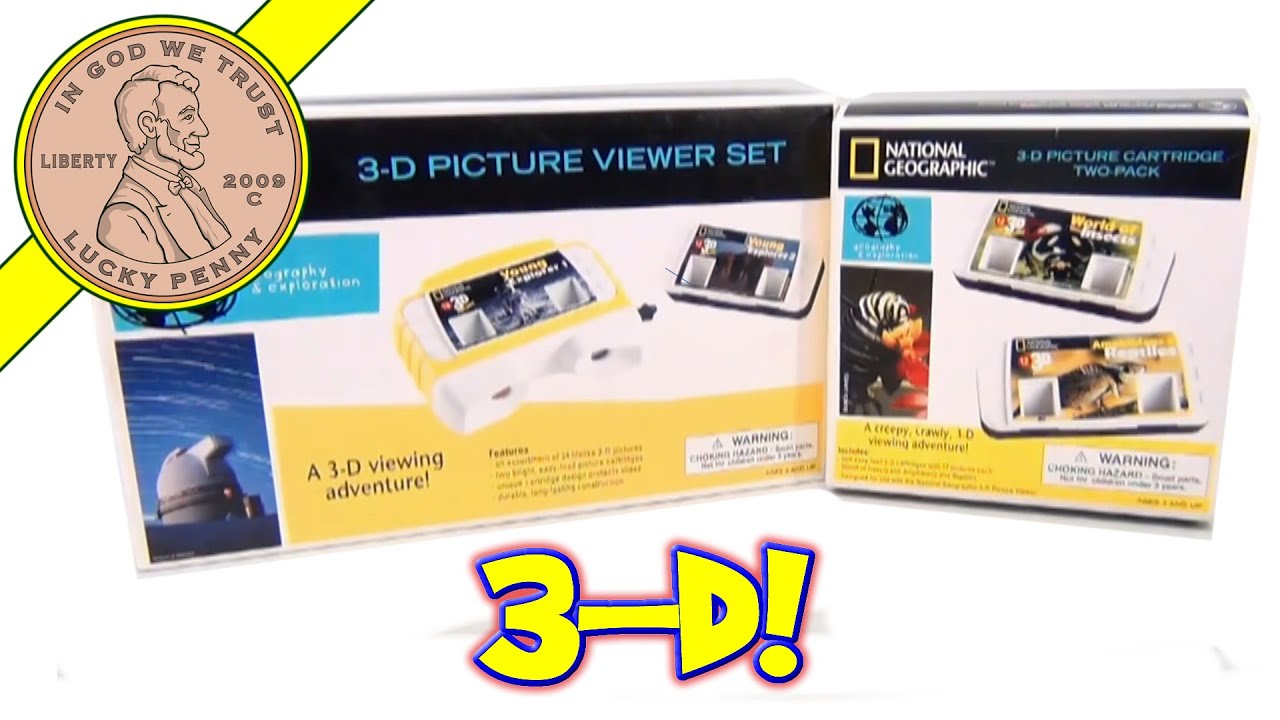 National Geographic 3-D Picture Viewer Set, World of Insects