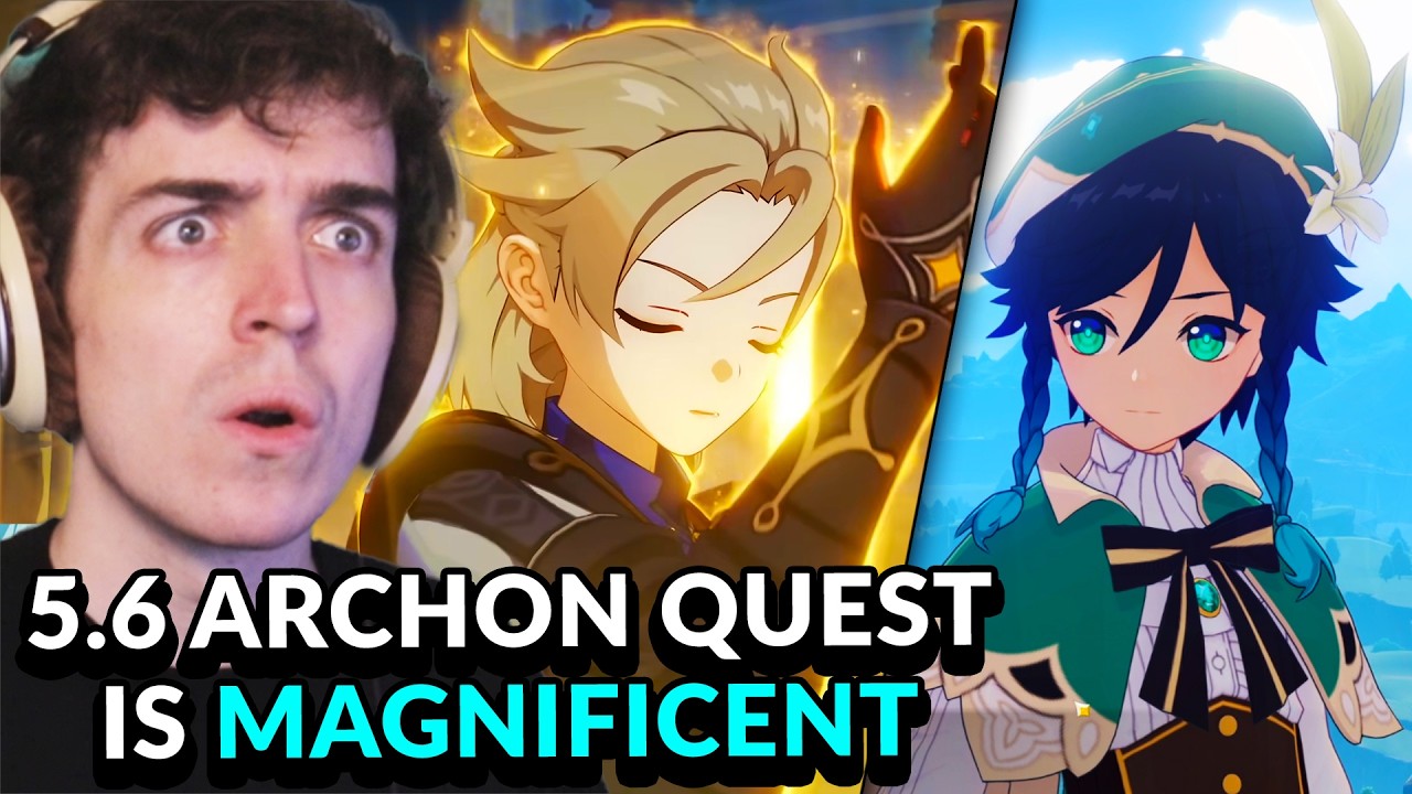 MONDSTADT IS BACK!?! 5.6 Archon Quest FULL REACTION | Genshin Impact