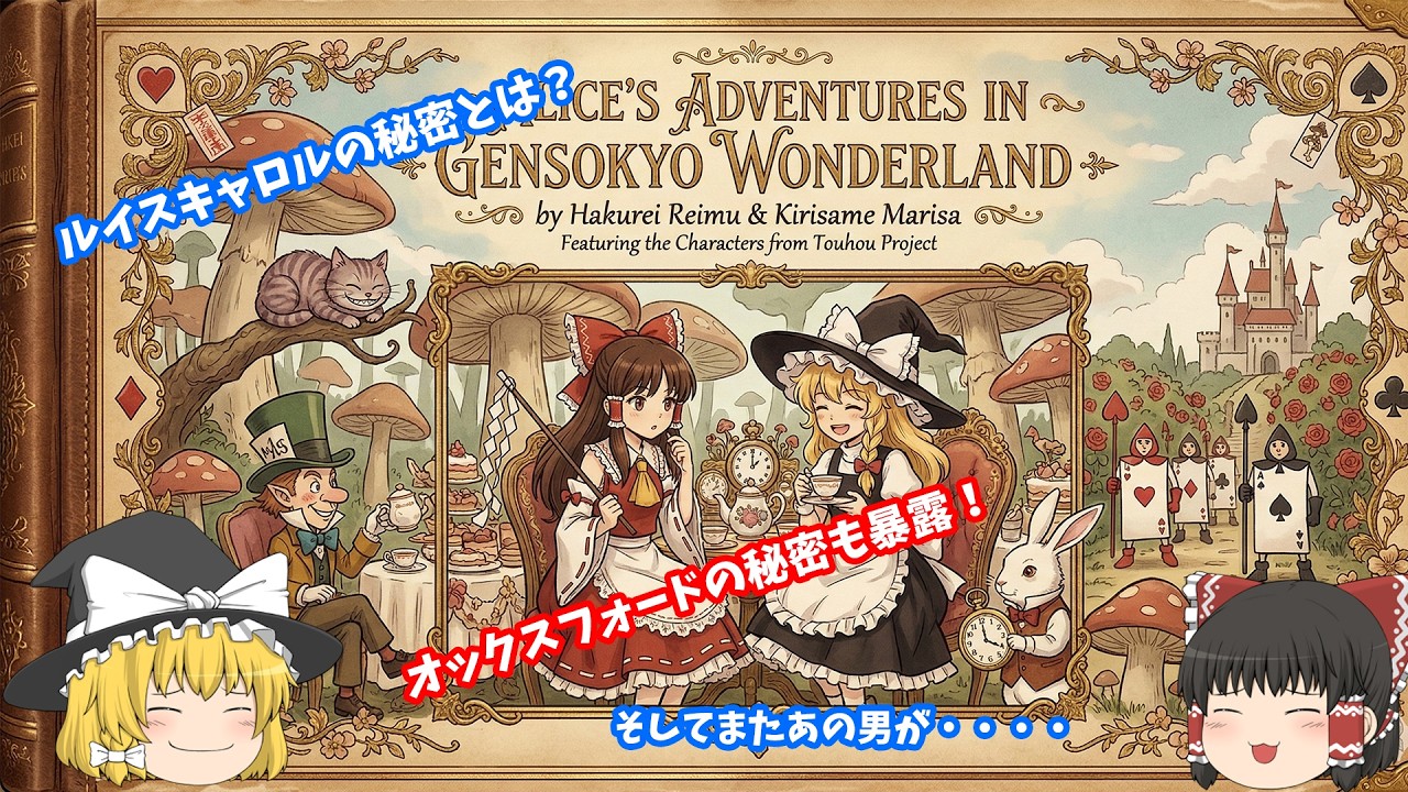 35話 【アリスの闇】世界一有名な童話の裏側。超・堅物数学者ルイス・キャロルの異常な愛情と、オックスフォードのヤバい変人たち【ゆっくり歴史解説】