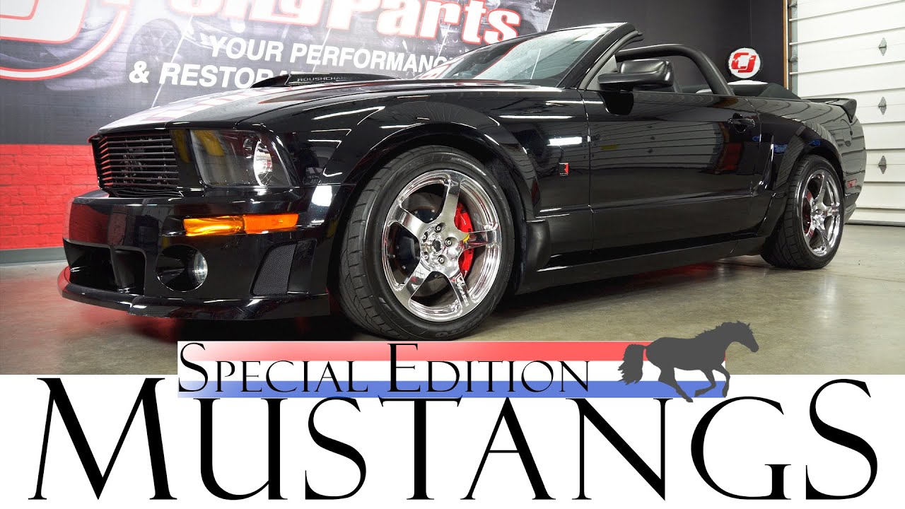 Incredibly Rare Roush Blackjack Convertible 😲 Special Edition Mustang YouTube