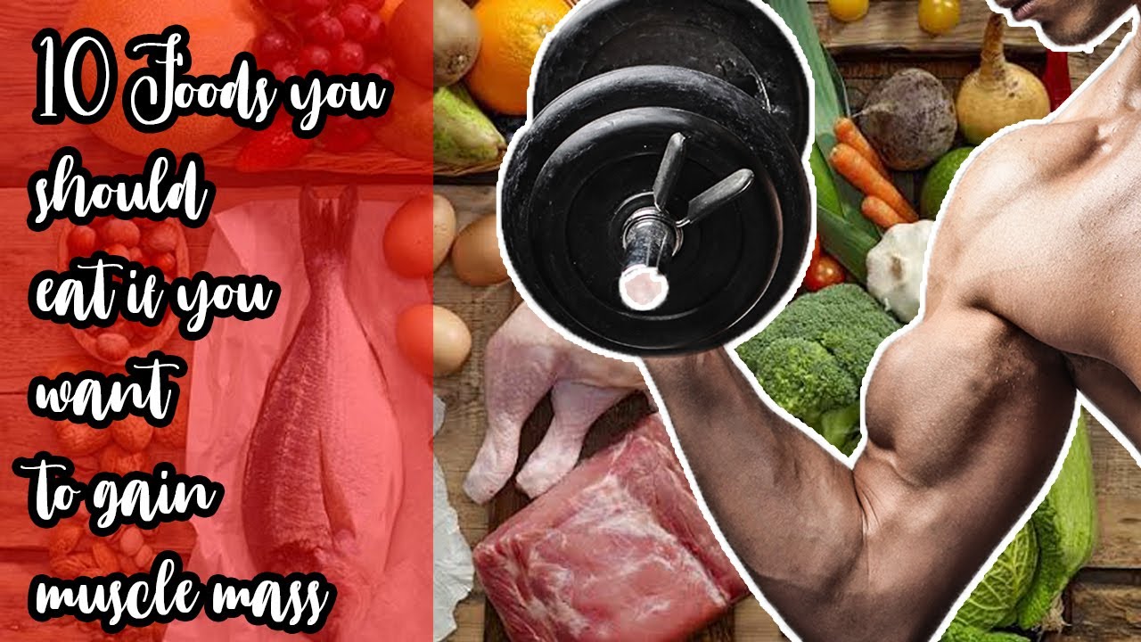 10 Foods You Should Eat if You Want to Gain Muscle Mass - YouTube