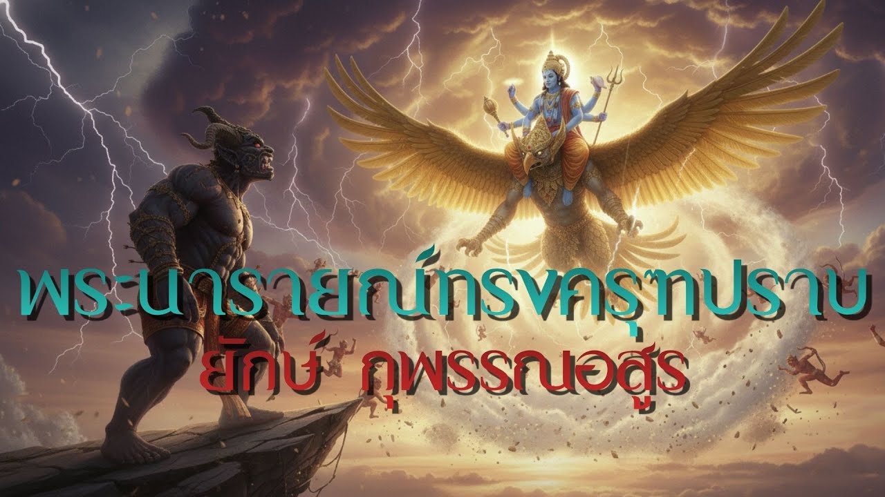 พระนารายณ์ทรงครุฑปราบยักษ์กุพรรณอสูร | Story Telling EP.10