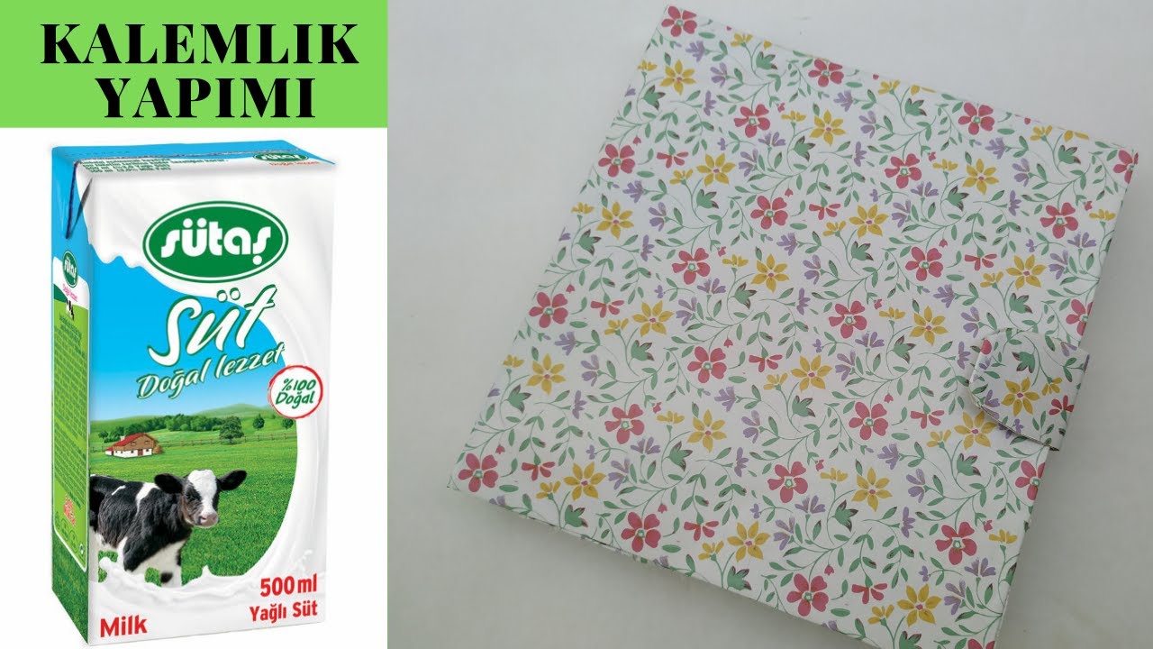 KALEMLİK ve PLANLAYICI YAPIMI / Teknoloji Tasarım/ Geri Dönüşüm / Okula dönüş / Süt kutusundan