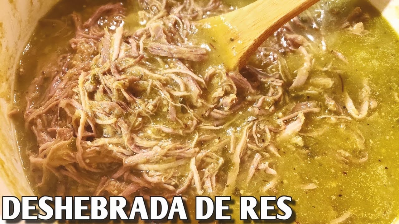 Cómo Hacer Carne Deshebrada Para Burritos Receta Para Negocio YouTube