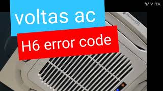 voltas casite ac h6 error code solution 👍October 25, 2022 Profile