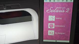 Babylock  Solaris 3 (Vision)-How to-IQ designer #3(stamps/shapes/saved outlines fm Embroidery 2 IQD)