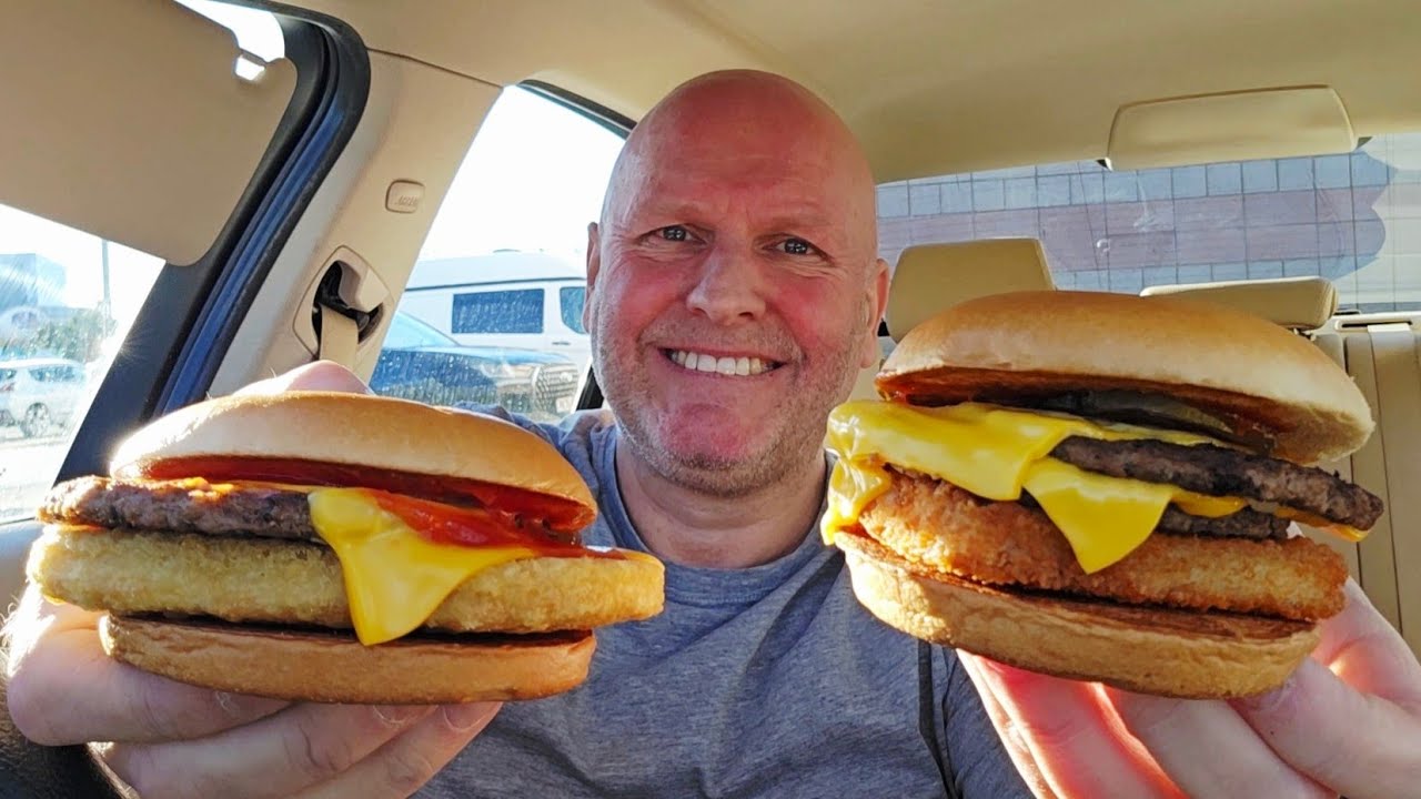 Surf N Turf & Chicken Cheeseburger Review NEW at McDonald's - YouTube