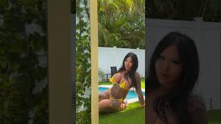 It’s not really that hard #model #bikini #swimsuit #tattoo #asian