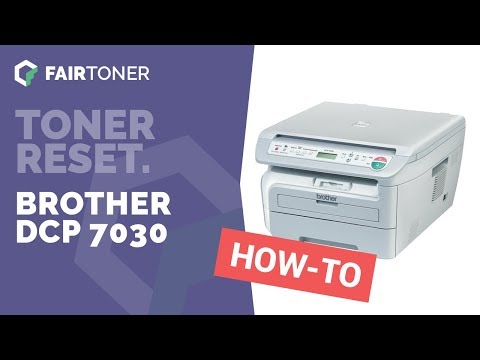 regering vælge Kurve Anleitung: Brother DCP 7030 Toner Reset ✓🛠 - YouTube