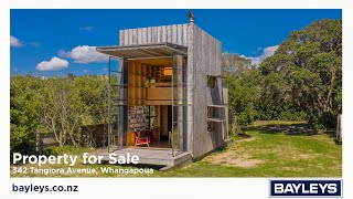 Property for sale - 342 Tangiora Avenue, Whangapoua, Coromandel Peninsula, New Zealand.