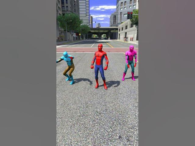 Random Giant SpiderMan Superhero Battle #shorts #superhero #badguy