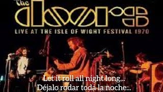 Video thumbnail of "Roadhouse Blues The Doors lyrics subtitulado español ingles HQ remix Live HD"