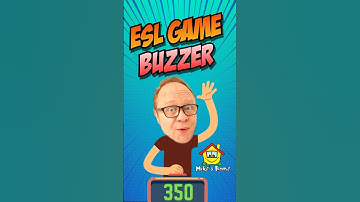 "The BUZZER" Fun ESL GAME for your English class! #esl