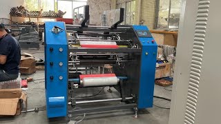 Innovative Packaging Solutions: Fully-auto High Speed Rewinding Machine,Stretch Film Rewinder
