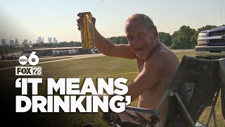 Columbus man stakes out prime spot for Fourth of July fireworks show