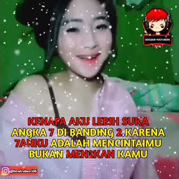 Story WA || knp aku lebih suka angka 7 di banding 2
