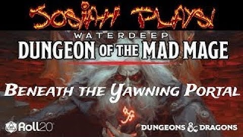 Beneath the Yawning Portal: Dungeon of the Mad Mage - D&D 5E - Josiah Plays! - Part 21 [Roll20]
