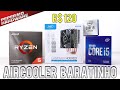 Teste Deepcool Gammaxx 400 - Air Cooler baratinho (R$ 120) vs Cooler Box Ryzen 5 3600 / I5 10400F