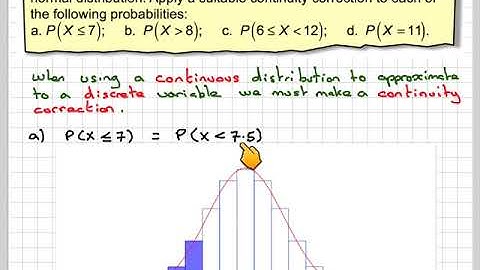 Continuity corrections introduction