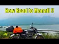 Solo Manali to Delhi after Flood from New Road | Bike Trip CB350 #manaliflood #manali