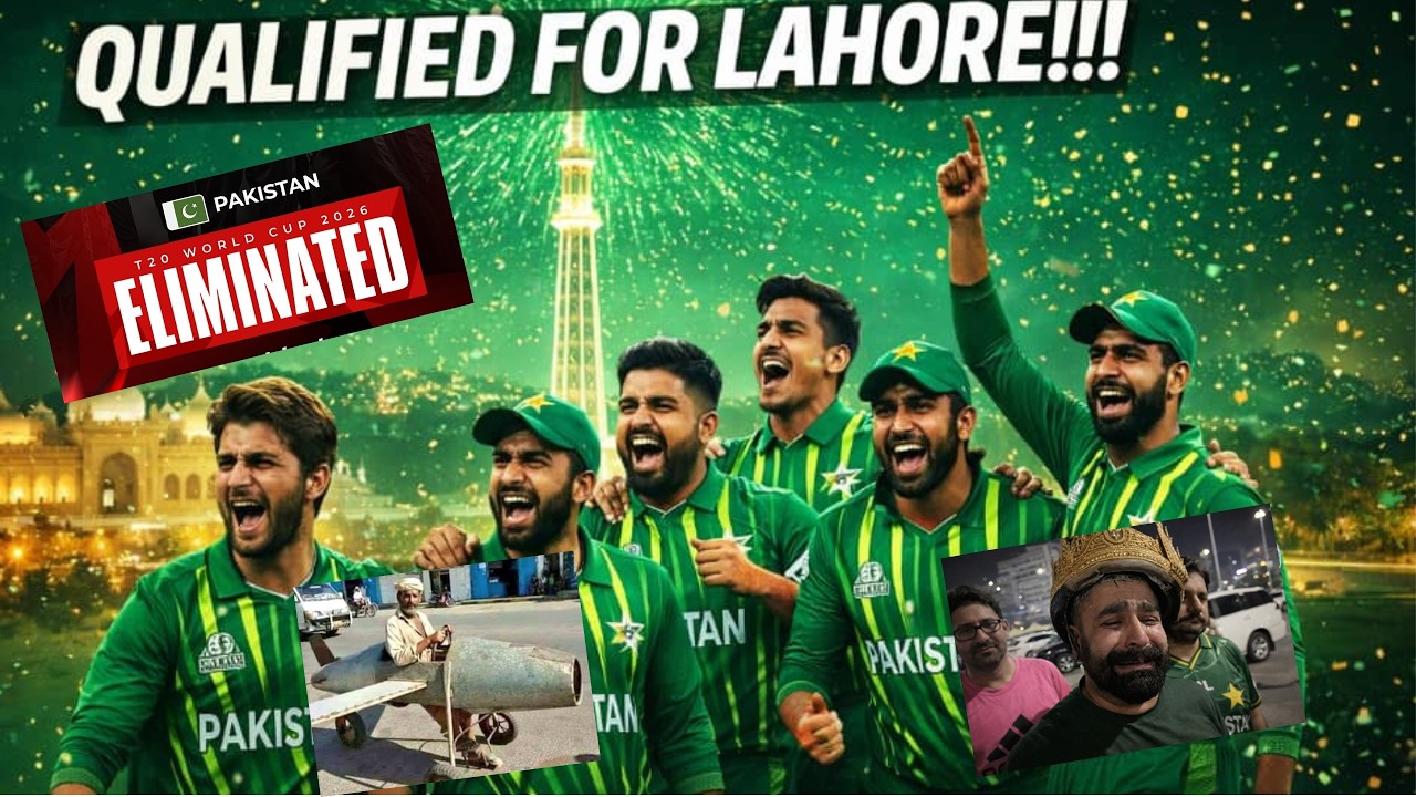 Pakistan Out from T20 World Cup and Qualified for Lahore Airport🤣