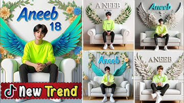 How To Create 3D Ai Wings Name Image | Trending Wings Name Video Editing | Bing Image Creator