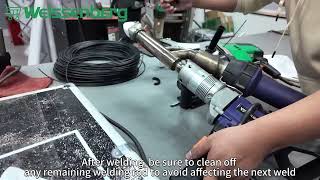 Weldy BOOSTER EX3 Extrusion Welder Demo: See High-Speed Precision & Seamless Plastic Welding Results