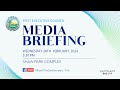 Post executive council media briefing  wednesday 28th feb 2024  330pm