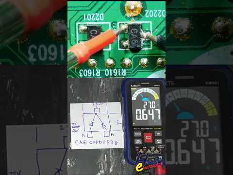 CA6 SMD Diode Testing And Datasheet Pinout CMPD2838 Common Cathode Dual Diode Shorts