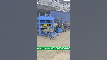 QT4-20 Semi automatic hydraulic cement concrete block making machine#business  #machinery