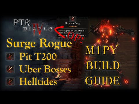 NEW S-TIER Build DESTROYS T200 Pit & Tormented Bosses - Surge Rogue Full Build Guide 