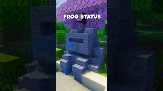 FROG STATUE TUTORIAL #minecraft #minecraftshorts #minecraftbuilding #subscribe #fyp #like