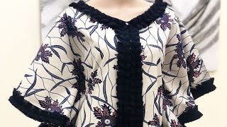 Yanda ake dinka bubu gown part1 ( how to sew a bubu gown) screenshot 2