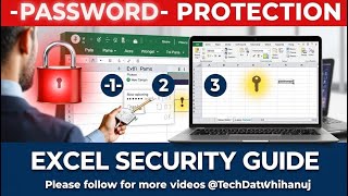 Excel File में Password कैसे लगाएँ | Protect Excel File with Password in Hindi