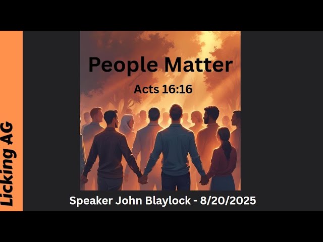 People Matter - Acts 16:16