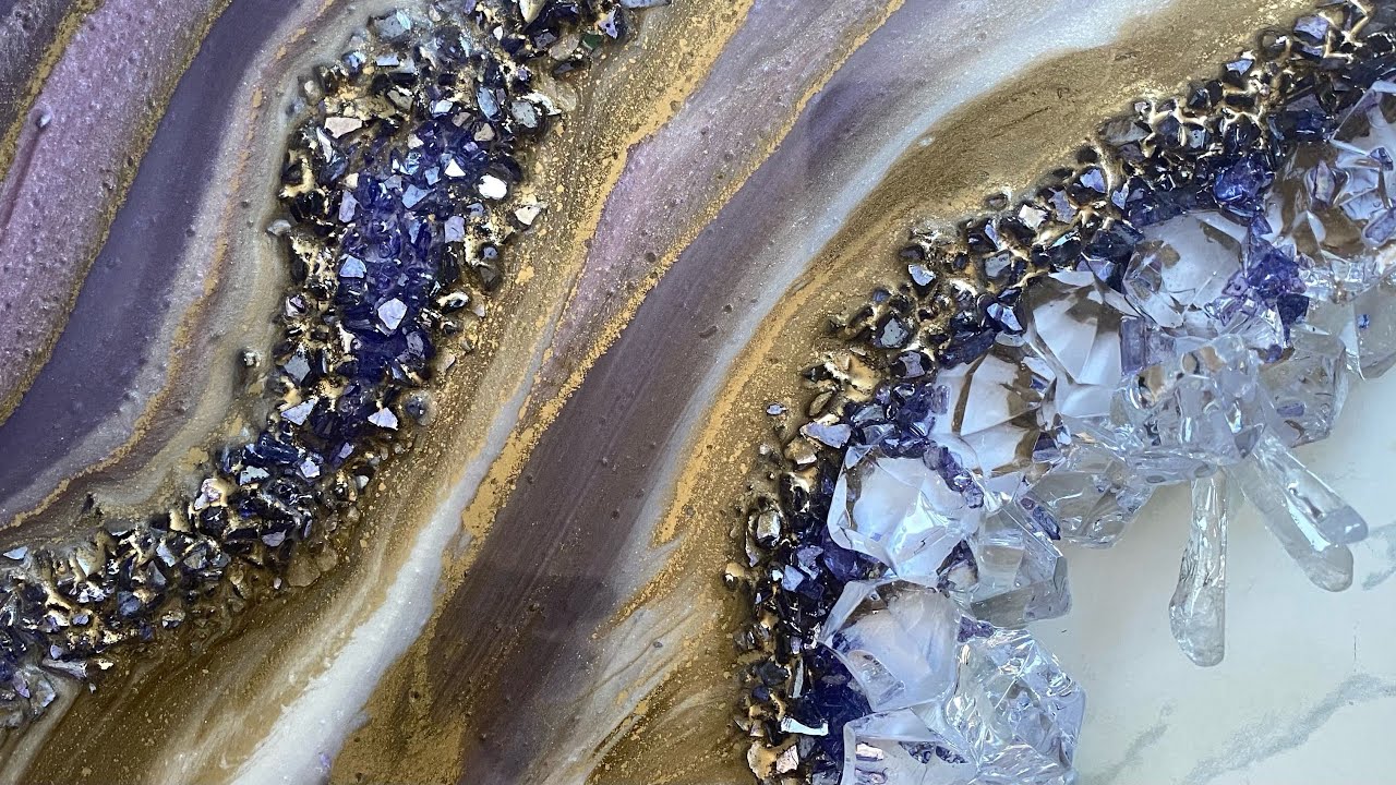 POUR WITH ME | Geode Canvas