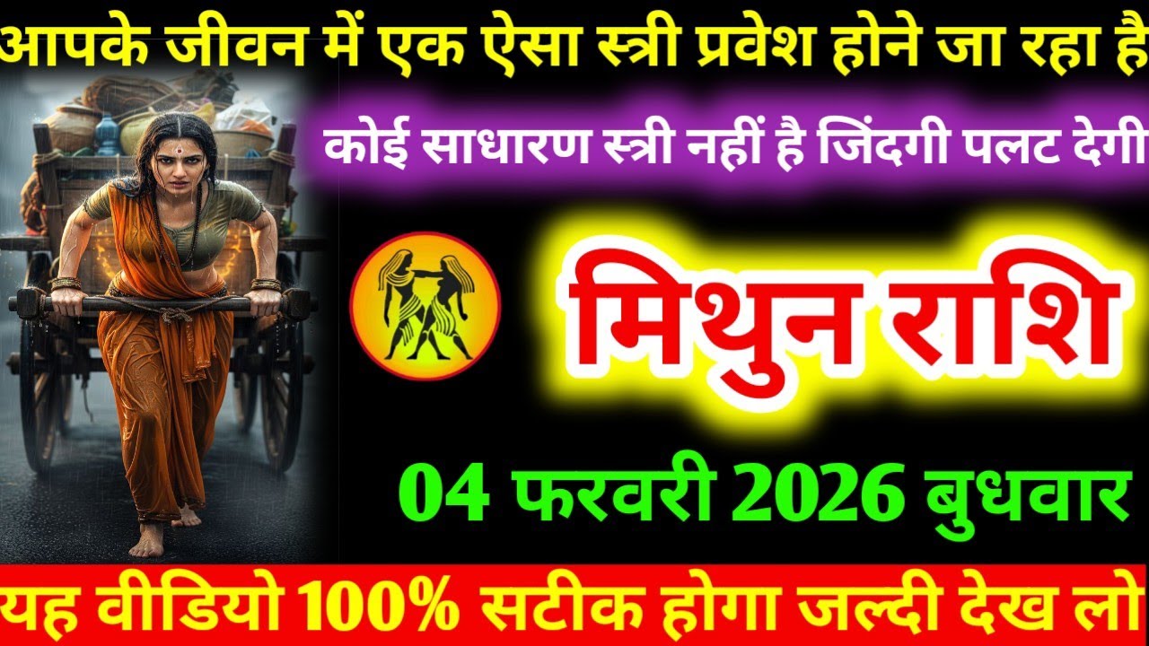 #मिथुन आपके जीवन में एक ऐसा स्त्री प्रवेश होने जा रहा है कोई साधारण स्त्री नहीं है जिंदगी पलट देगी 