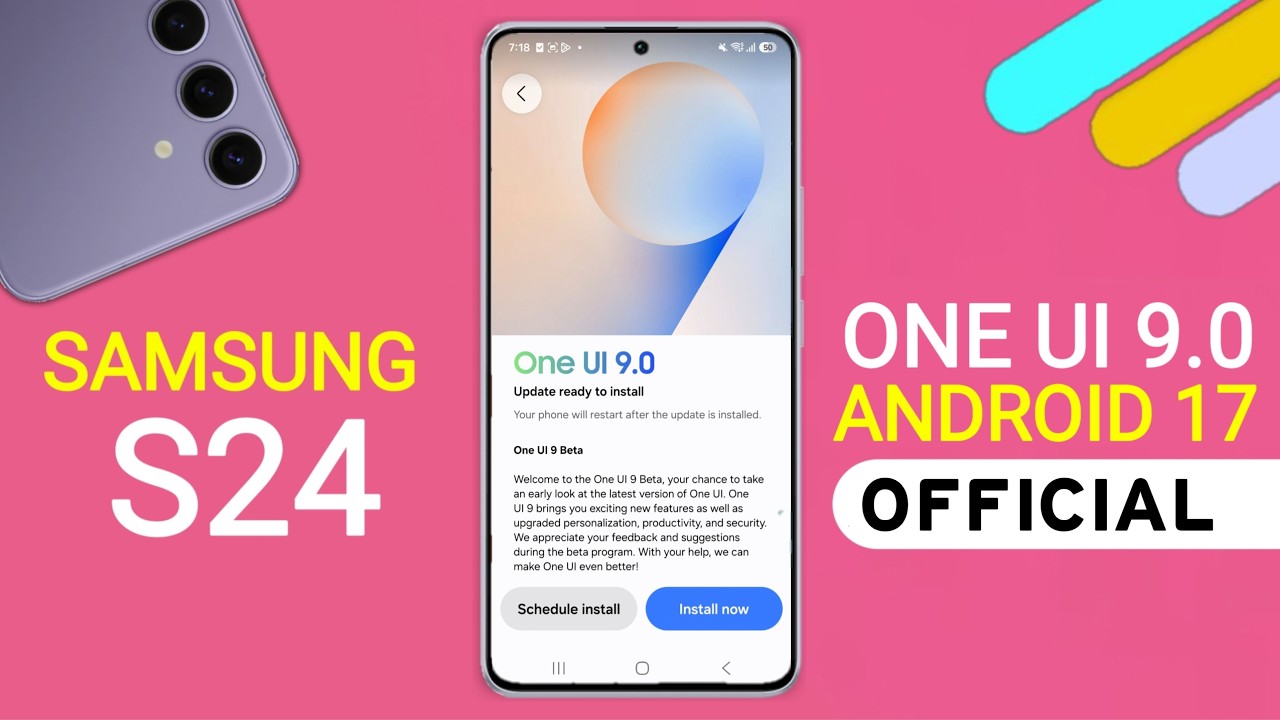 Samsung S24 One Ui 9.0 Official Update | 21+ Hidden Features | Android 17 Update