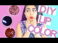 DIY LIP COLOR/LIP BALM USING EYESHADOW! | As Told By Abby