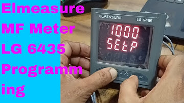 Elmeasure MF Meter LG 6435 Programming