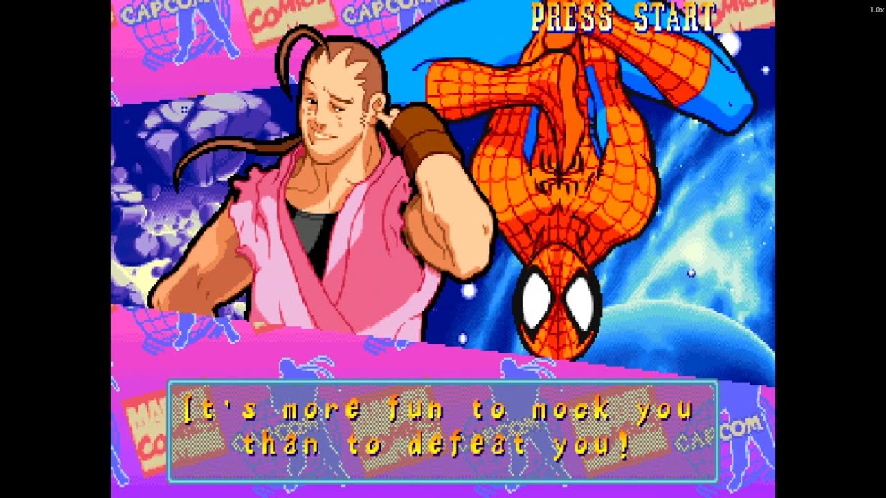 DAN & SPIDER-MAN — Goofy Meets Great Power! | Marvel Super Heroes vs Street Fighter Arcade Fun