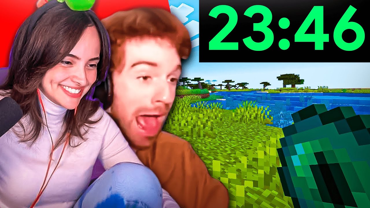 carreo a shadoune en mi primer speedrun de minecraft